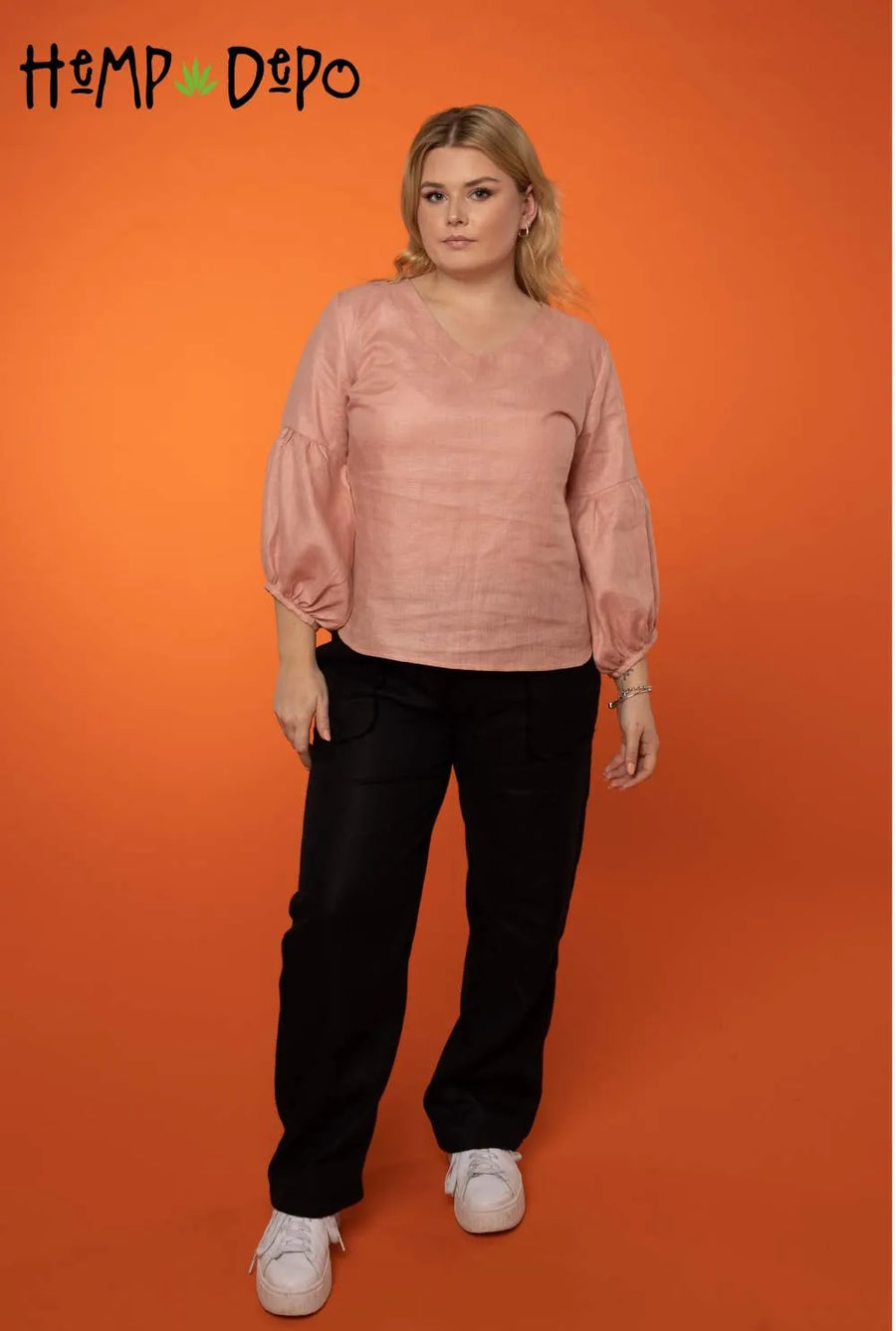 Lantern Top in Rose
