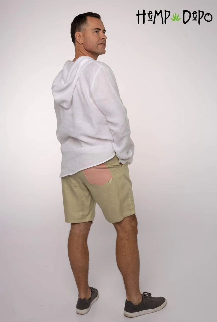 100% HEMP SHORTS IN INK