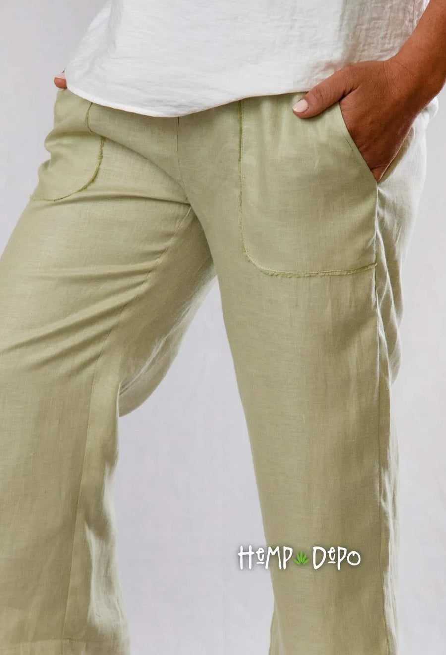 Full Length Pant in Wasabi