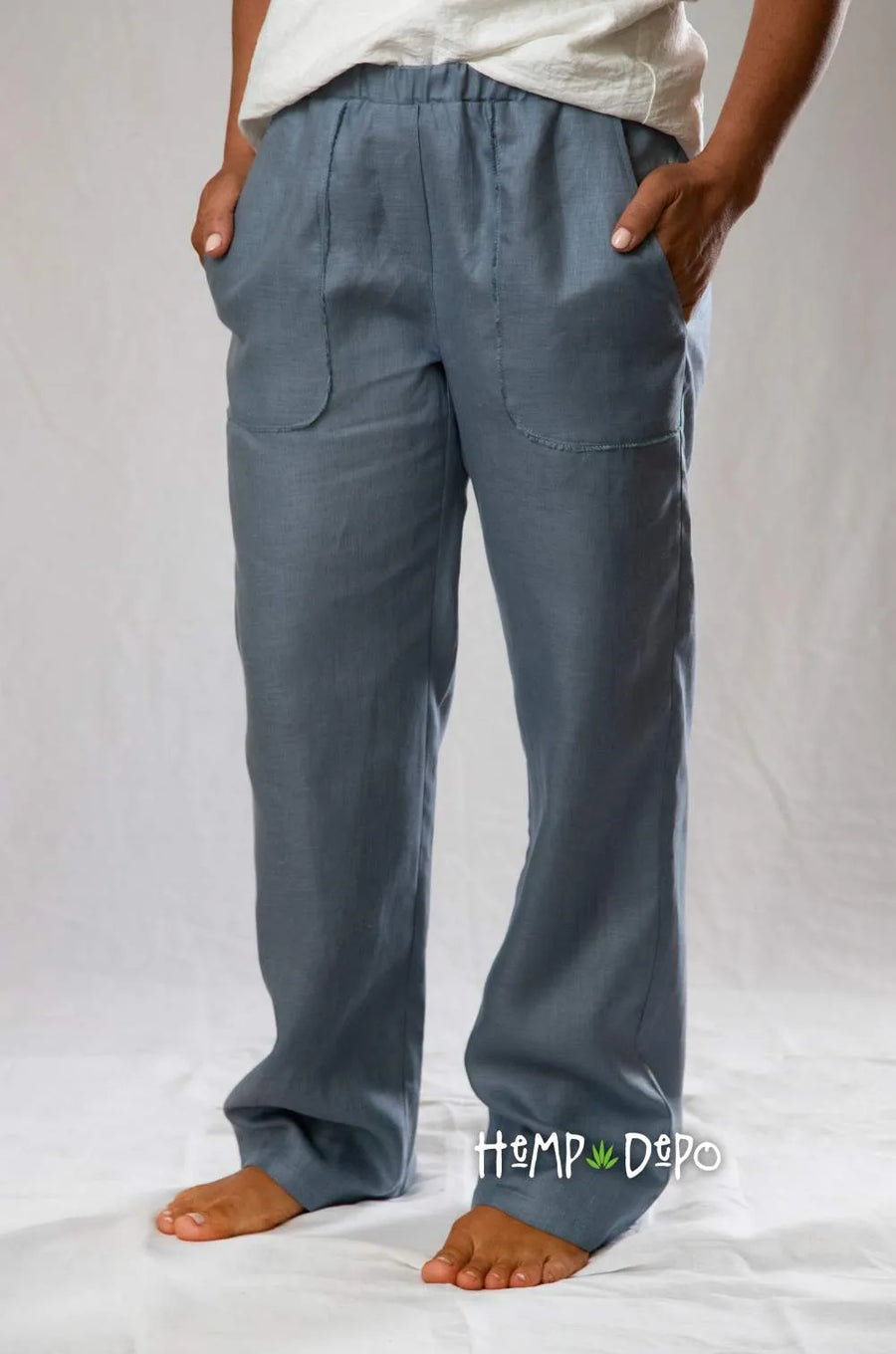 Full Length Pant in Steel
