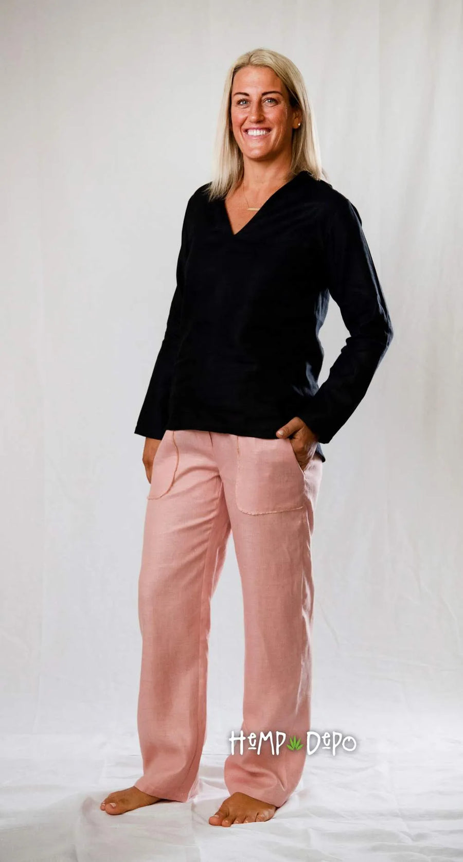 Full Length Pant in Rosé